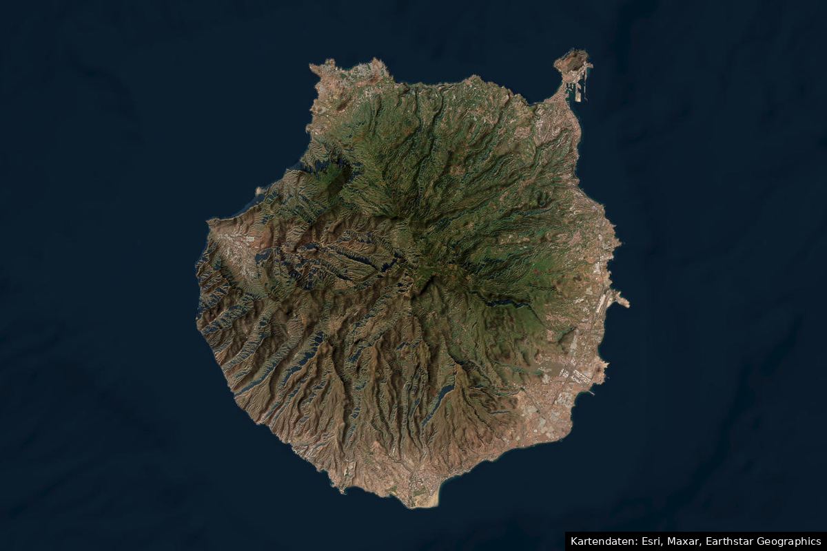 Ubicación en Gran Canaria: Tanque de La Constanza, La Goleta, Arucas, Arucas