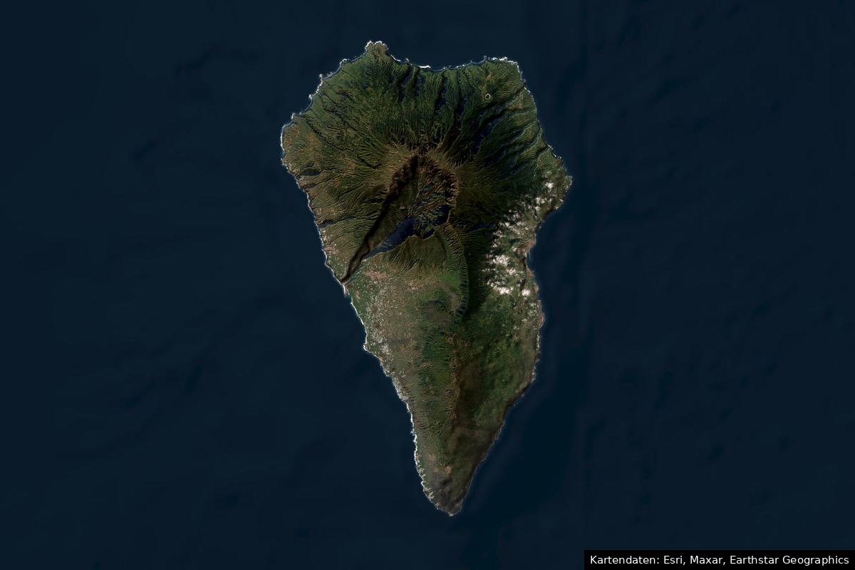 Ubicación en La Palma: Villa y Puerto de Tazacorte, La Palma, Tazacorte