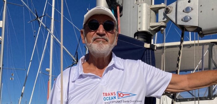 Leserreporter Renato Hertel im Hafen von Santa Cruz auf Teneriffa
