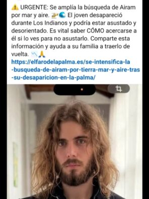 Airam auf La Palma vermisst: Vater vermutet Sohn im Bereich El Paso