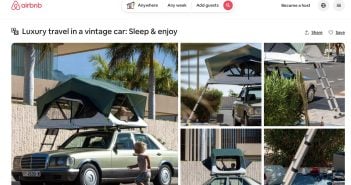 Airbnb Auto Dachzelt Teneriffa