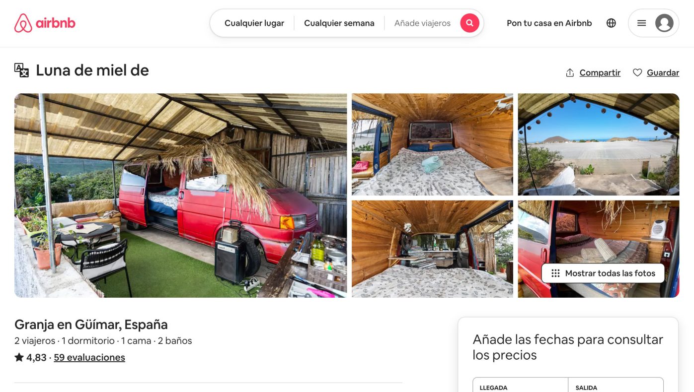 Van in Plantage zu vermieten: Die absurdesten Ferien-Angebote auf den Kanaren