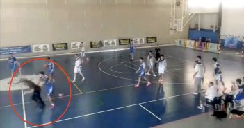 Angriff Schiedsrichter Basketball Kanaren Fuerteventura