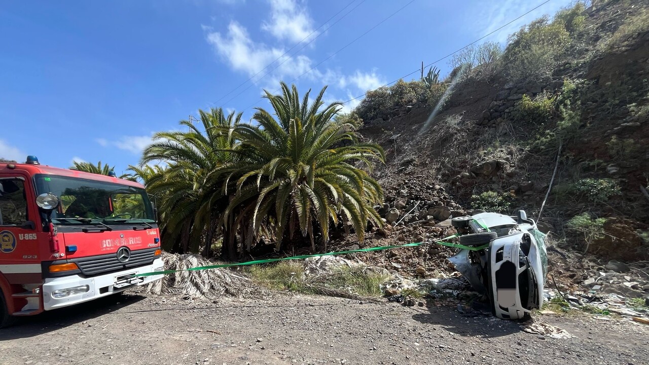 Gran Canaria: Auto stürzt in Schlucht