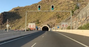 Autobahn Kanaren leer Tunnel
