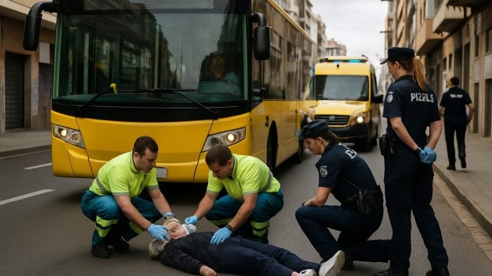 Schwerer Unfall in Las Palmas: Frau von Bus erfasst