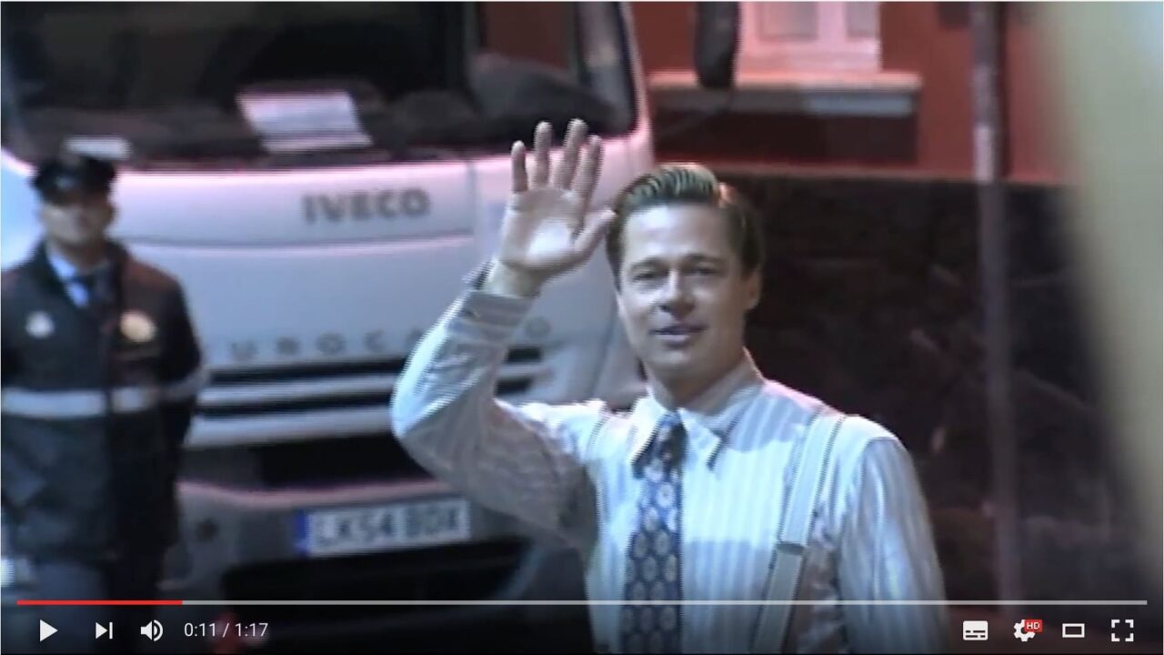Brad Pitt rettet Mädchen aus Fan-Menge auf Gran Canaria