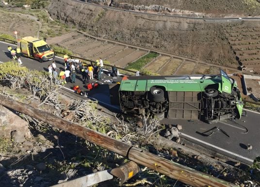 Bus-Unfall La Gomera 2