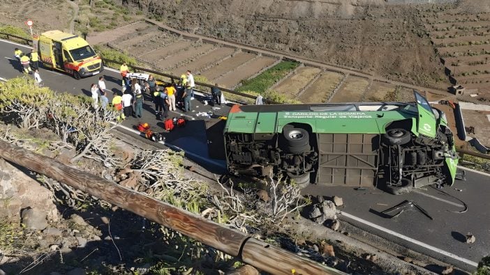 Bus-Unfall La Gomera 2