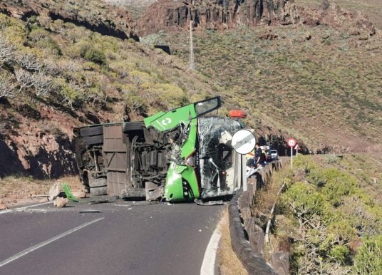 Bus-Unfall La Gomera