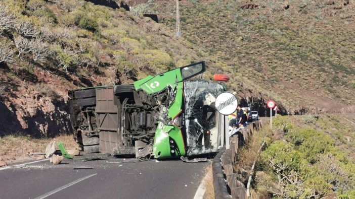 Bus-Unfall La Gomera