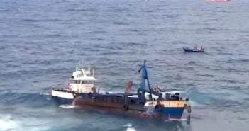 Baggerschiff gesunken Gran Canaria Mimar Cinco La Isleta
