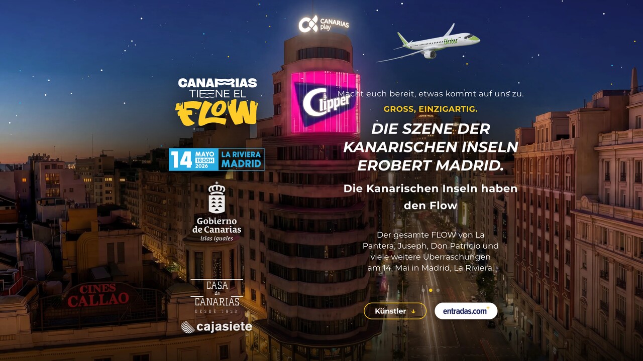 Kanaren-Regierung zahlt 321.000 Euro für Konzert in Madrid