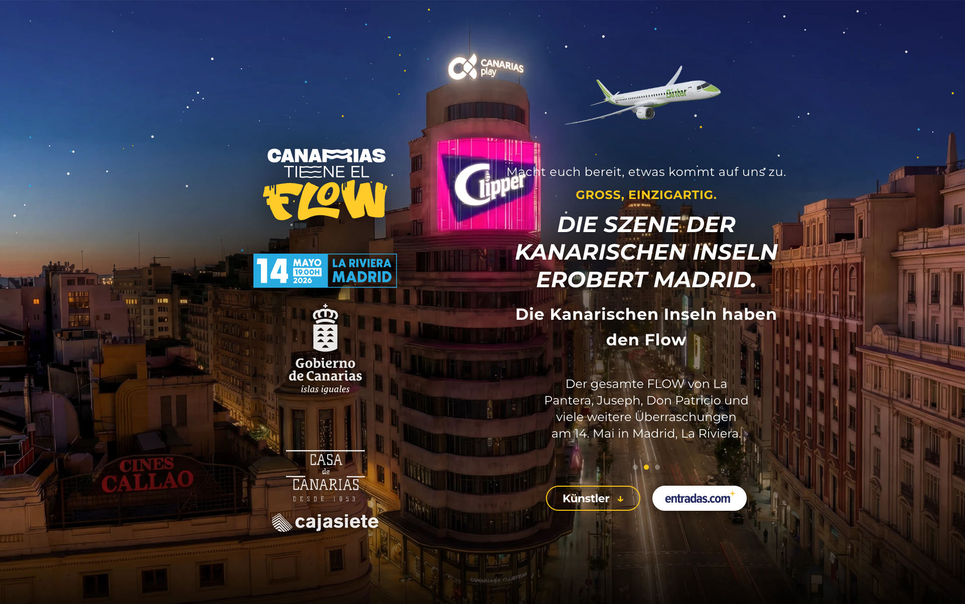 Kanaren-Regierung zahlt 321.000 Euro für Konzert in Madrid