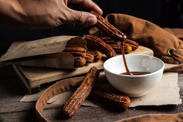 Churros Schokolade Kanaren