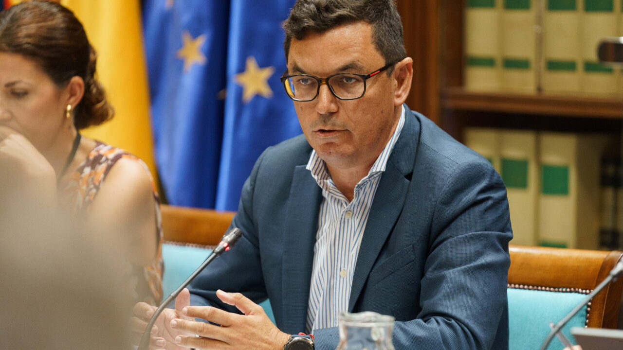 Consejero de Obras Públicas, Vivienda y Movilidad del Gobierno de Canarias, Pablo Rodríguez