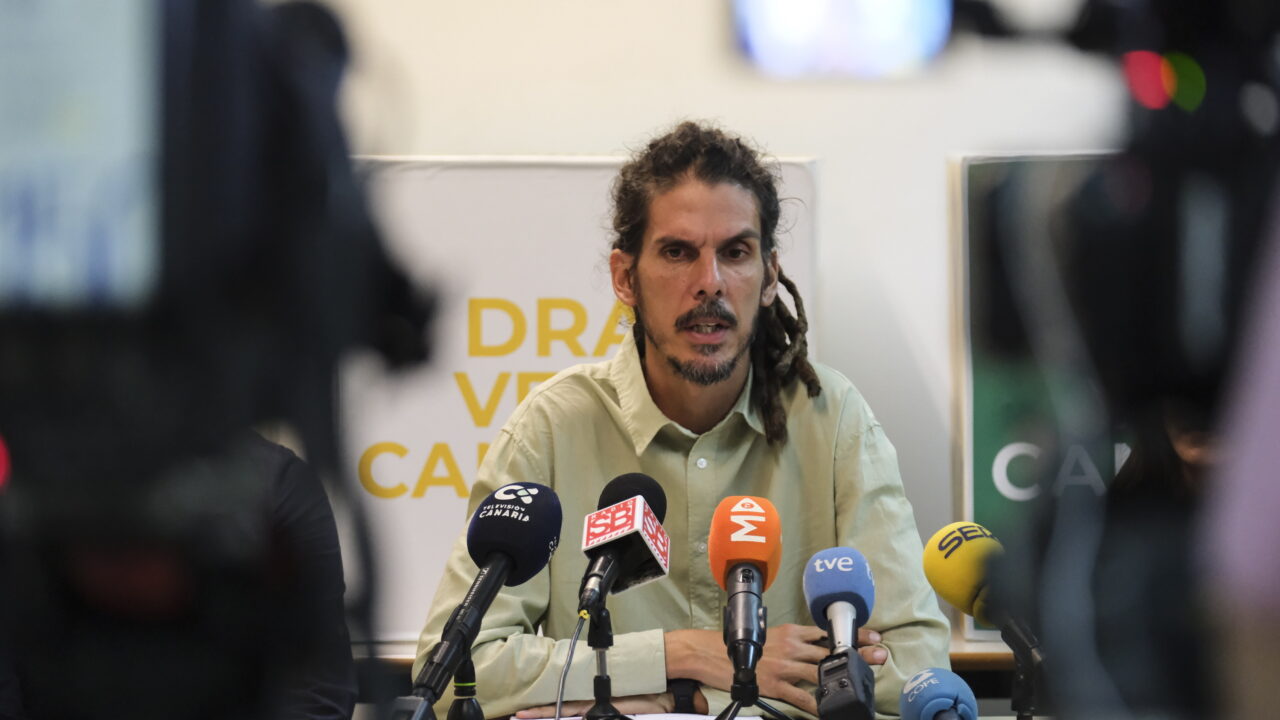 Archivfoto des Vorsitzenden von Drago Verdes Canarias, Alberto Rodríguez