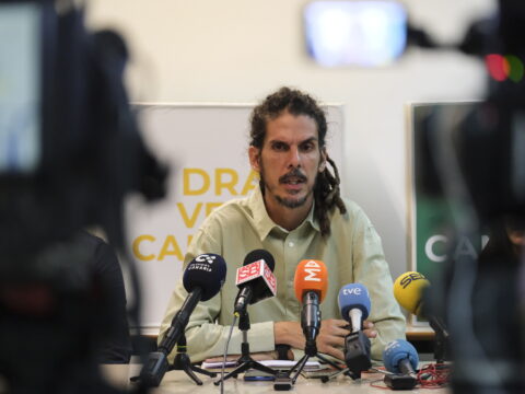 Archivfoto des Vorsitzenden von Drago Verdes Canarias, Alberto Rodríguez