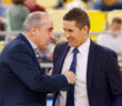 Coaches Txus Vidorreta and Jaka Lakovic, showing the former during his time at La Laguna in Tenerife and the latter during his time at Gran Canaria