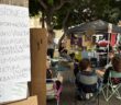 Participants in the housing protest camp in Las Palmas de Gran Canaria are following the debate in Parliament on the two decree-laws passed by the