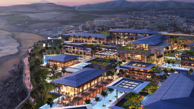 Infographic of the future Meloneras Boutique Hotel provided by San Bartolomé de Tirajana Town Council (Gran Canaria)