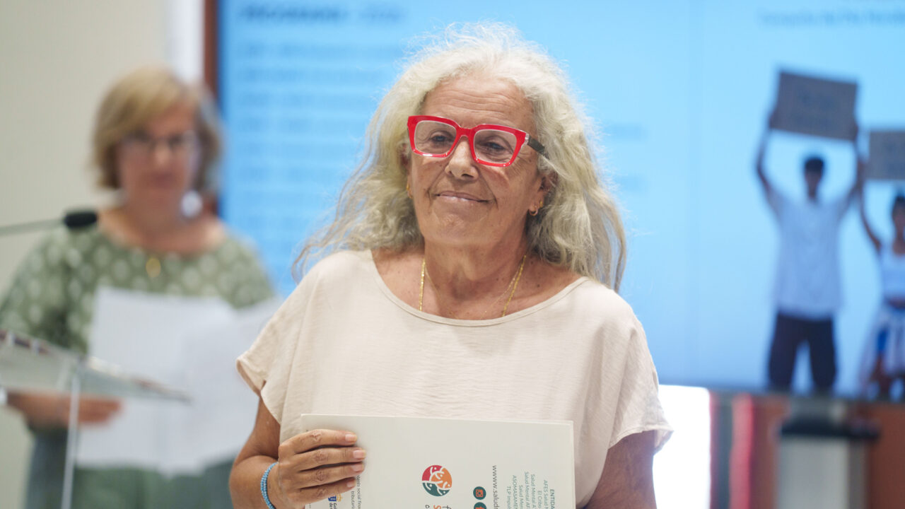 Die Vertreterin des Komitees für psychische Gesundheit, María Concepción Góngora