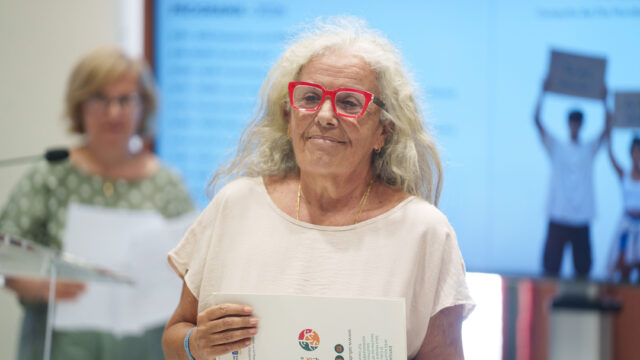 Die Vertreterin des Komitees für psychische Gesundheit, María Concepción Góngora