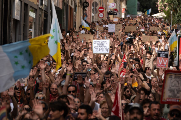 Canarias: Las protestas por la vivienda concluyen con dos sentadas
