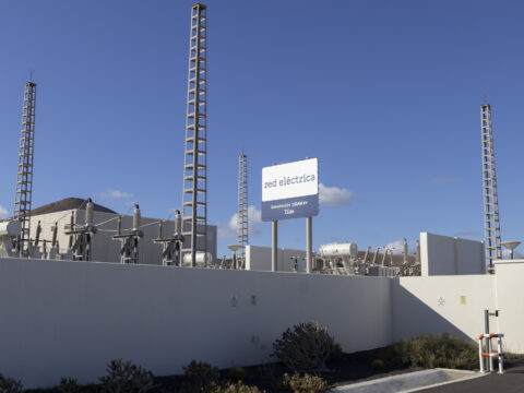 MACHER (LANZAROTE) 3 October 2026.-A view of the electricity substation in Macher, Lanzarote