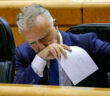 The Minister for Territorial Policy, Ángel Víctor Torres, during a question and answer session in the Senate