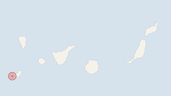 Erdbeben der Stärke 2,5 vor El Hierro