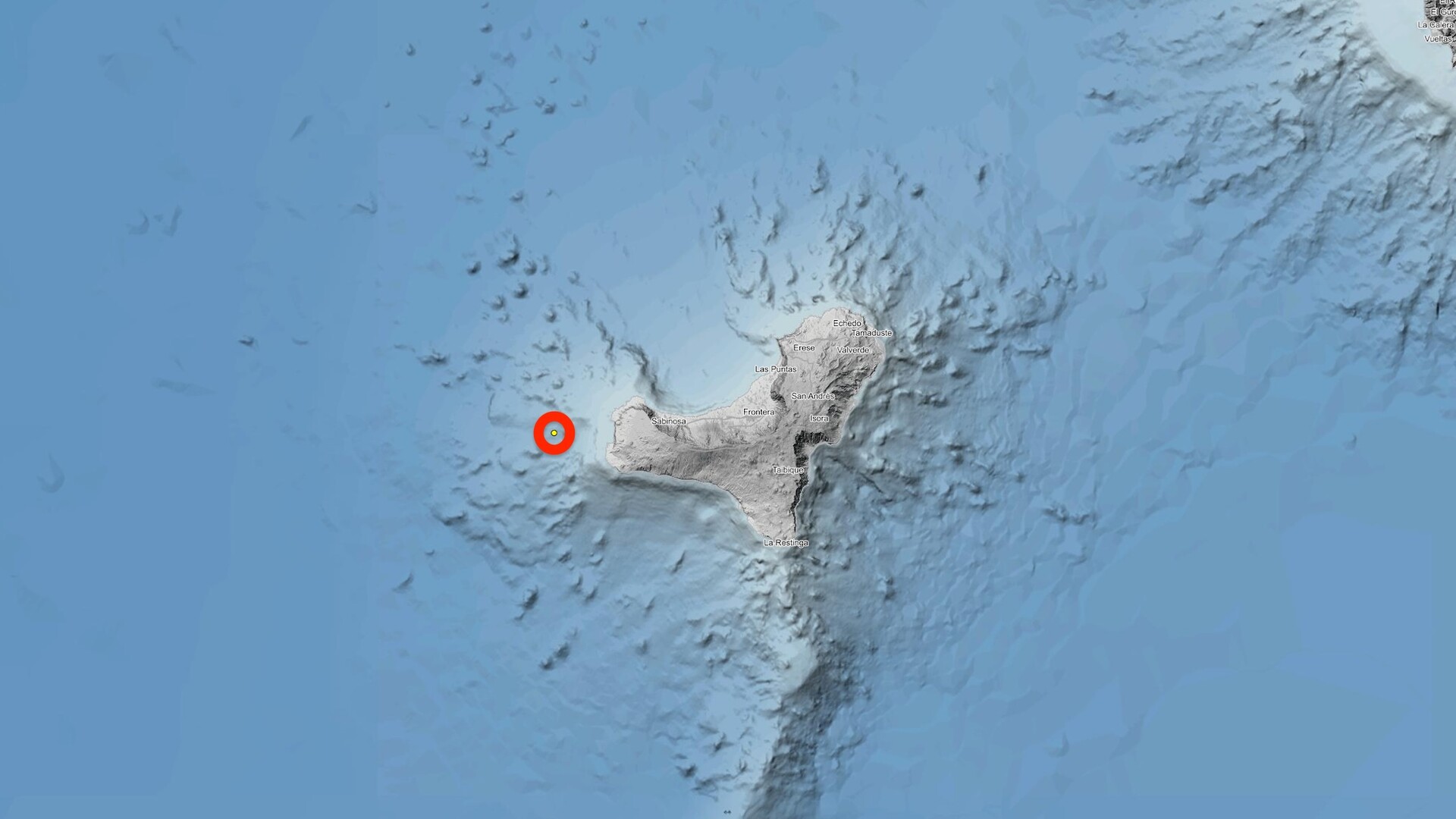 Erdbeben der Stärke 2,1 vor El Hierro