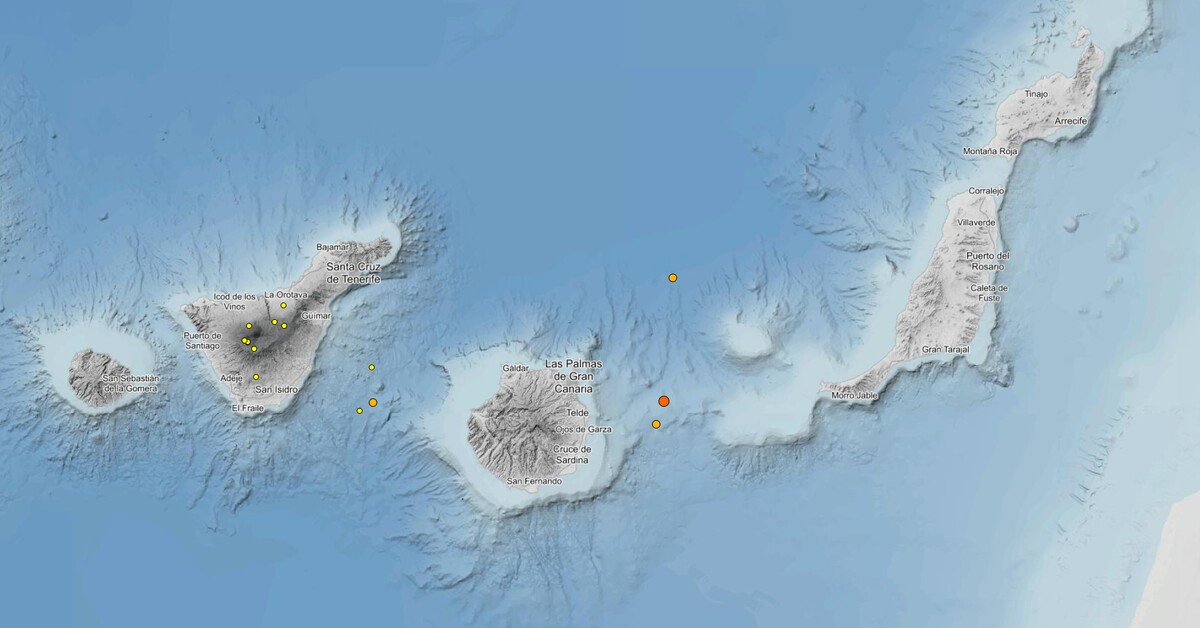 Erdbeben der Stärke 3,9 vor Gran Canaria