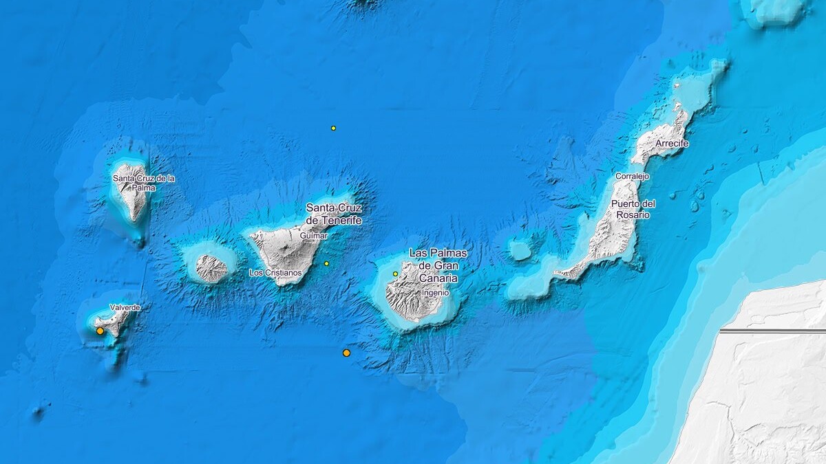 Erdbeben der Stärke 2,1 zwischen Gran Canaria und Teneriffa