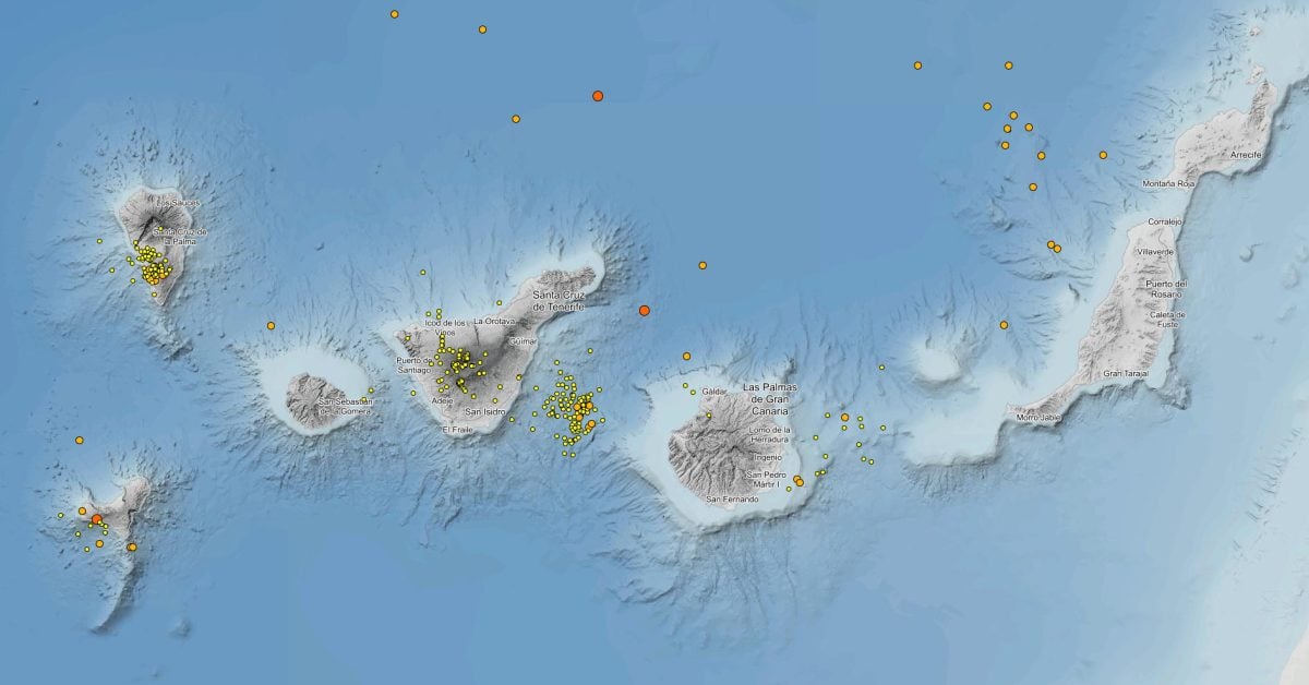 Unterwasser-Vulkan: Viele Mini-Erdbeben zwischen Teneriffa und Gran Canaria