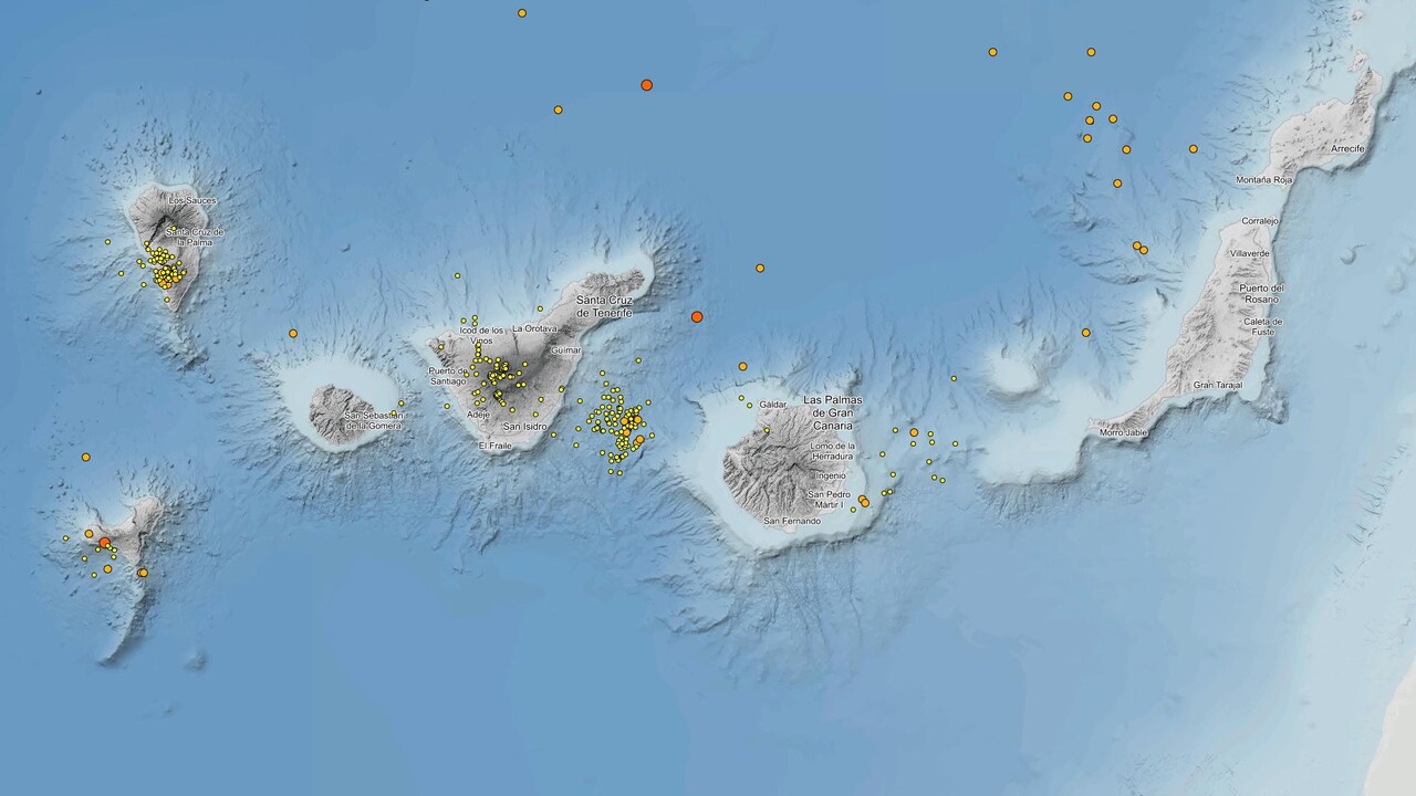 Unterwasser-Vulkan: Viele Mini-Erdbeben zwischen Teneriffa und Gran Canaria