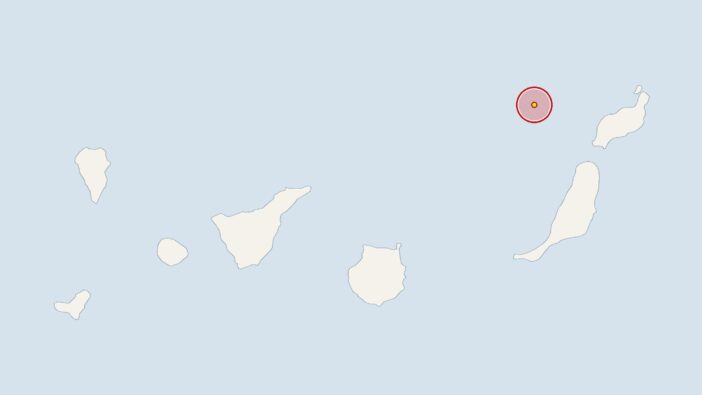 Noticeable earthquake measuring 3.0 on the Richter scale strikes off Lanzarote