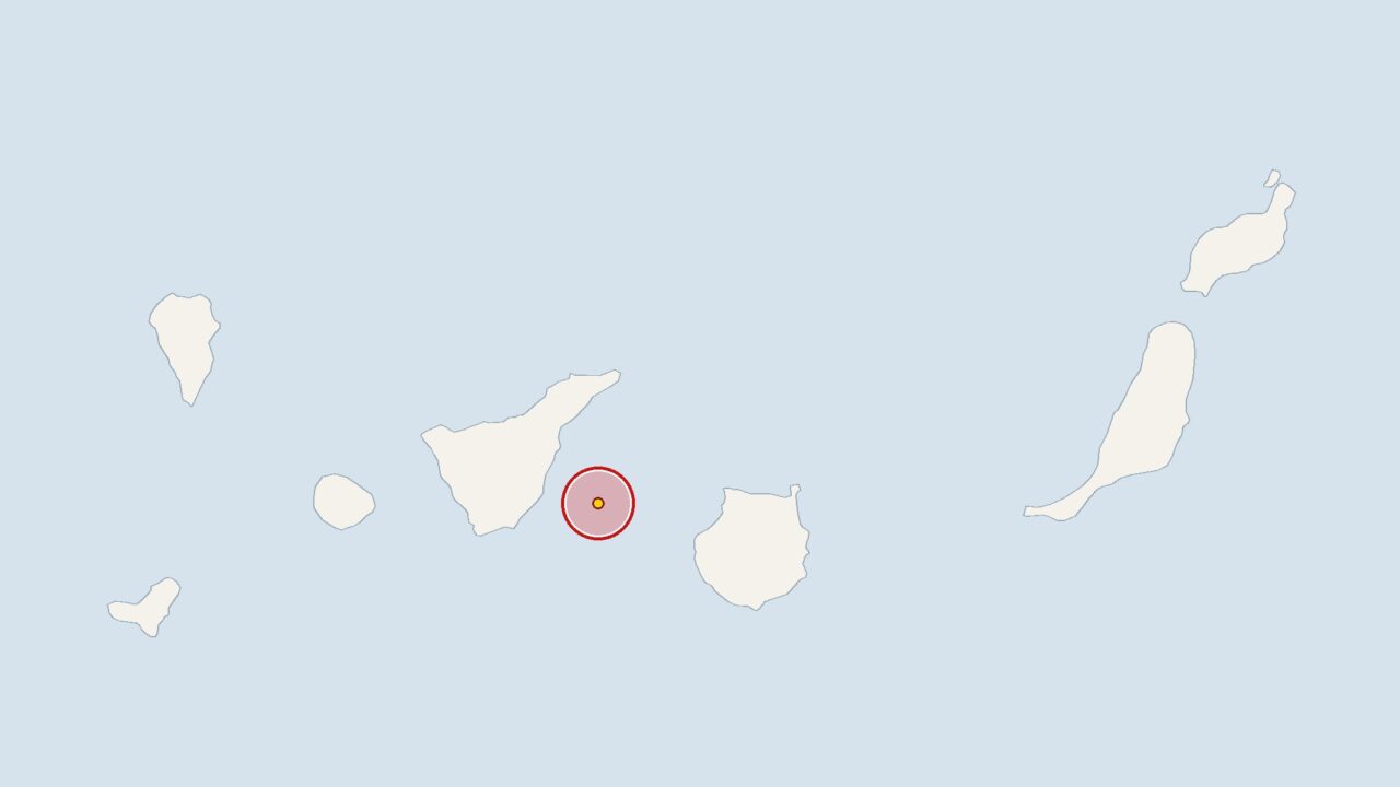 Erdbeben der Stärke 3,1 vor Teneriffa sticht aus aktiver Woche heraus