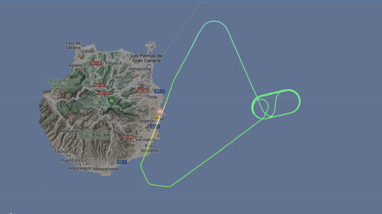 Vogelschlag: Zweimotoriges Flugzeug muss nach Gran Canaria zurück