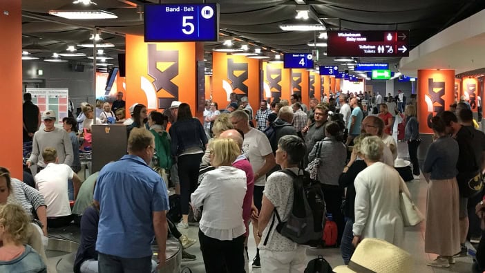 Flughafen Düsseldorf Gepäck Chaos