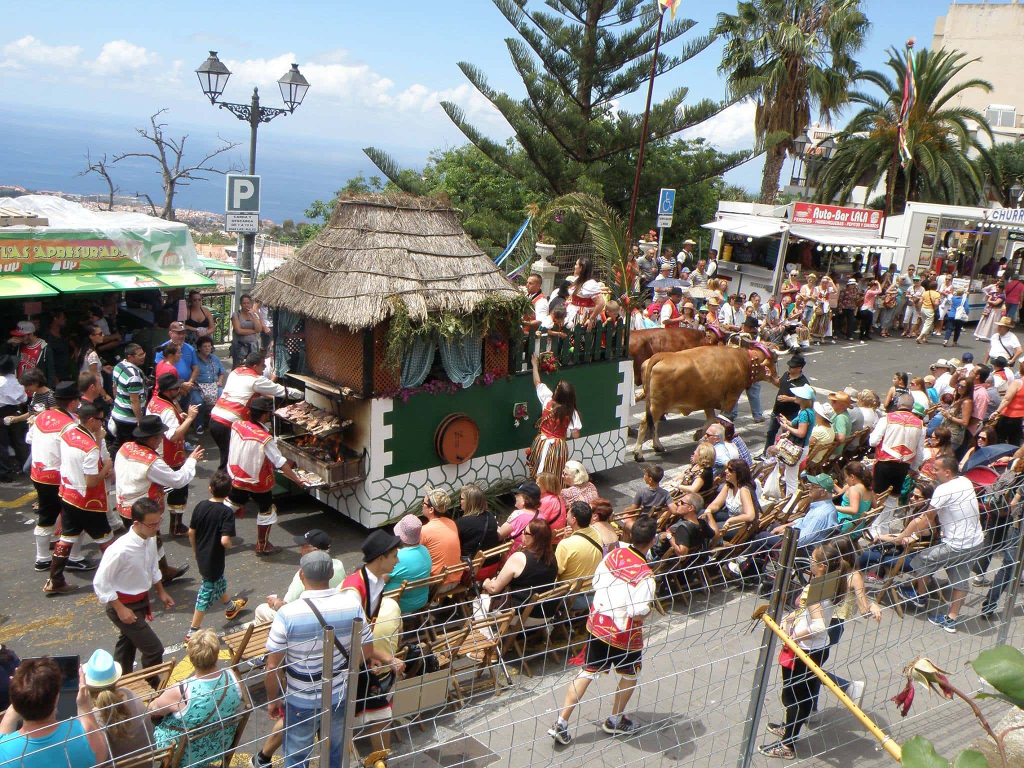 Fronleichnam Prozession La Orotava
