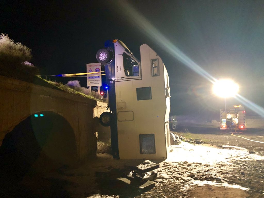 Fuerteventura Wohnmobil abgestuerzt Strand