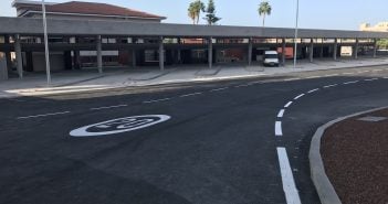Busbahnhof Puerto de la Cruz Teneriffa Einfahrt