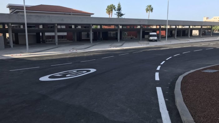 Busbahnhof Puerto de la Cruz Teneriffa Einfahrt