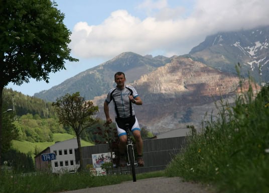 Einrad Heimo Katzbauer Training Österreich