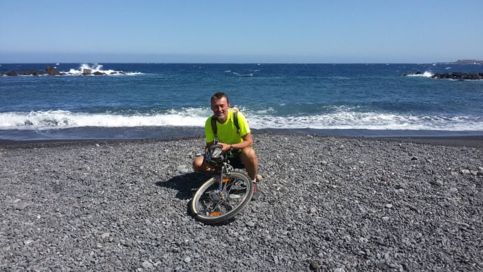 Heimo Katzbauer Einrad Los Gigantes Teneriffa Kanaren