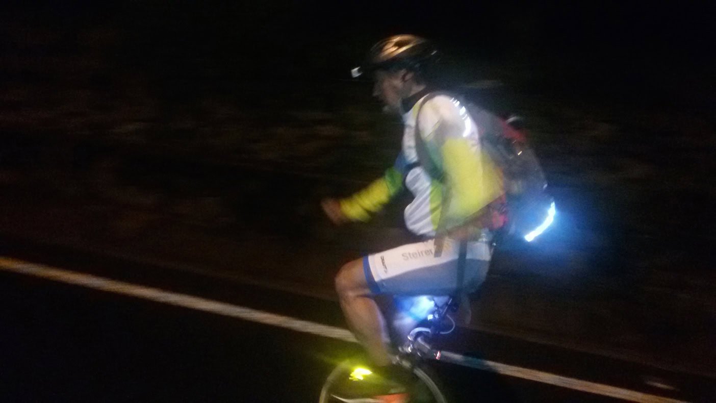 Einrad Teide Nacht