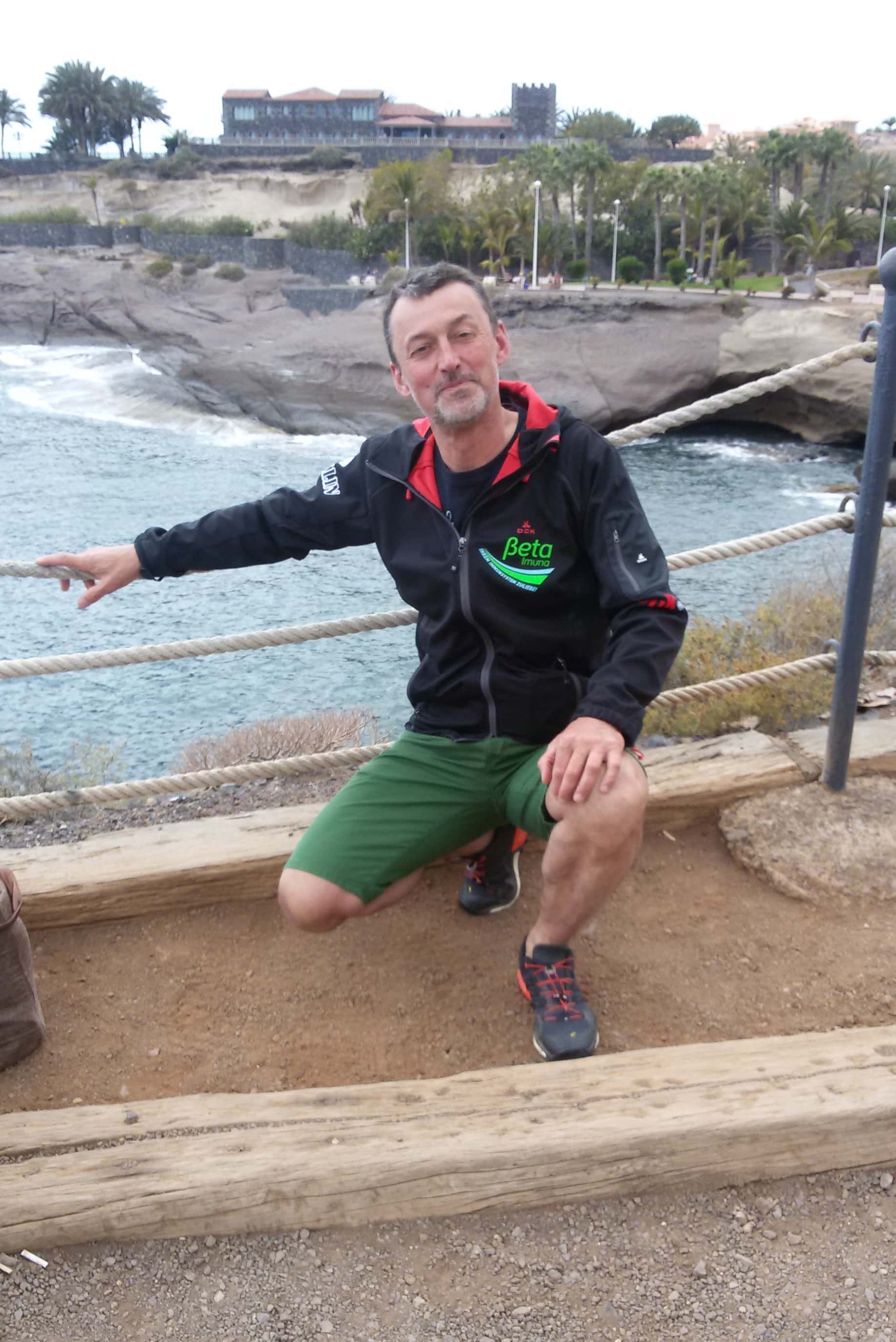Heimo Katzbauer Kanaren Einrad Fuerteventura Meer