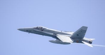 Flugshow Puerto de la Cruz Teneriffa F-18 Spanisches Militär