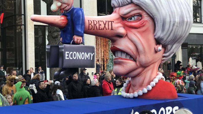 Karneval Düsseldorf Rosenmontagszug Jacques Tilly Brexit